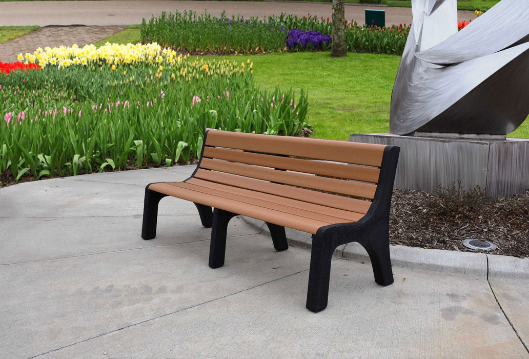 Frog Furnishing Newport Recycled Plastic Park Bench