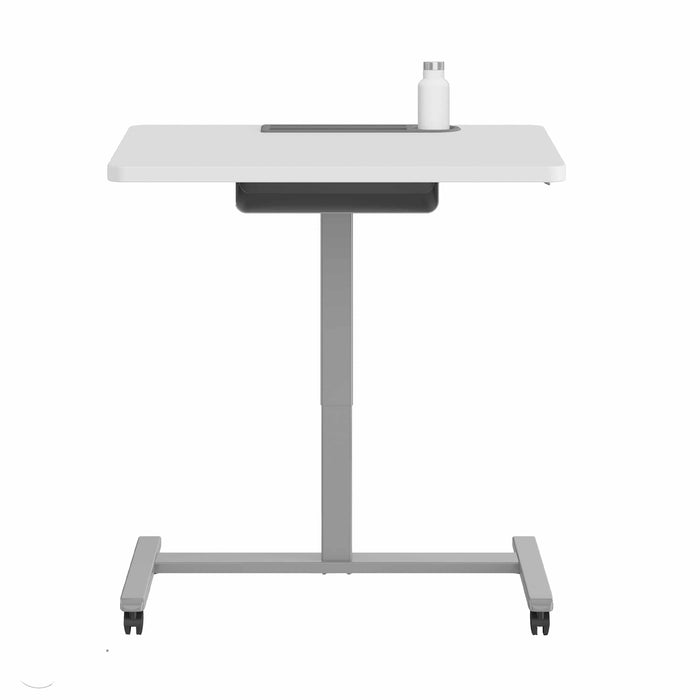 Haskell Education Fuzion Sit-To-Stand Large Desk with Grommet 28"D x 36"W x 28 ¼" - 42"H