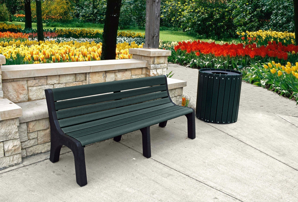 Frog Furnishing Newport Recycled Plastic Park Bench