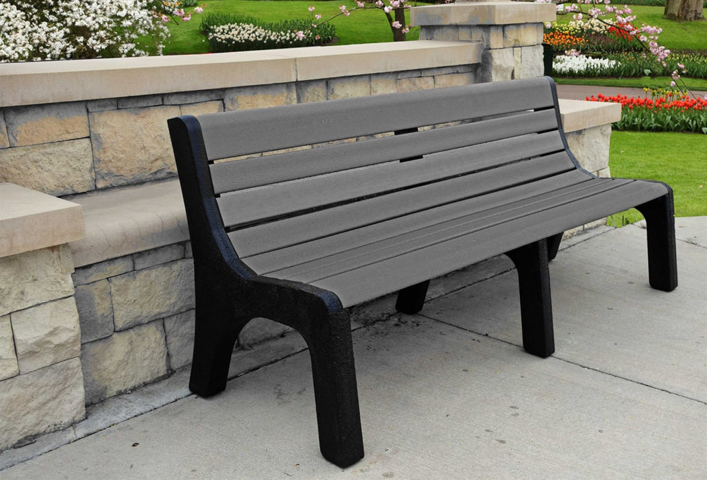 Frog Furnishing Newport Recycled Plastic Park Bench