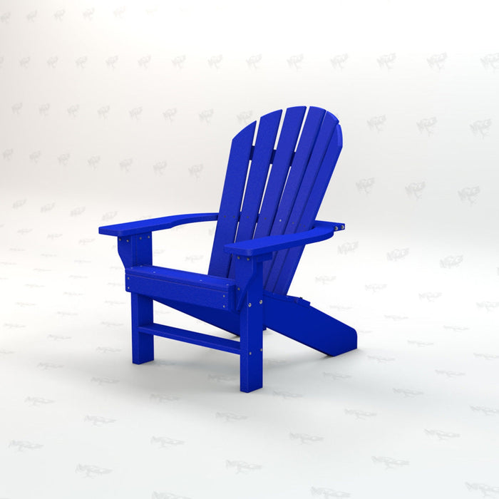 Frog Furnishing Seaside Recycled Plastic Adirondack Chair