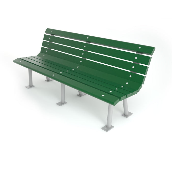 Frog Furnishing St. Pete Recycled Plastic Park Bench