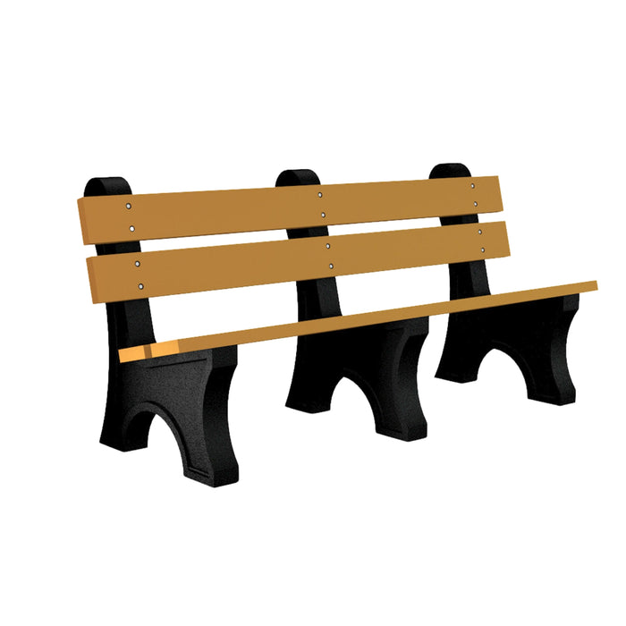 Frog Furnishing Colonial Recycled Plastic Park Bench