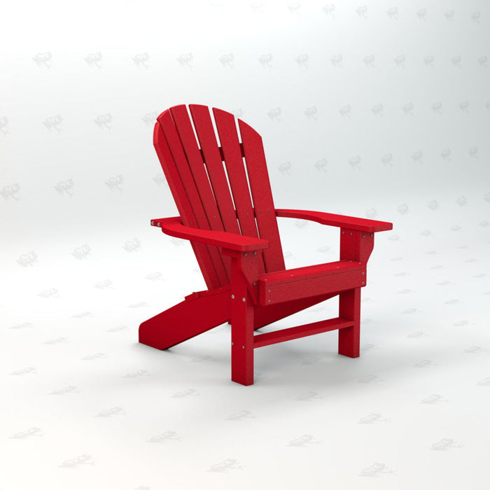 Frog Furnishing Seaside Recycled Plastic Adirondack Chair