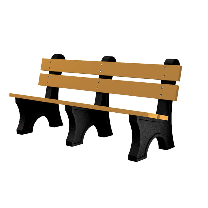 Frog Furnishing Colonial Recycled Plastic Park Bench