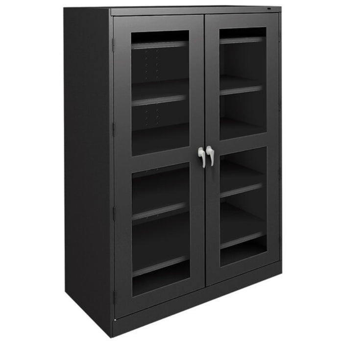 Tennsco CVDJ1878SU Jumbo Storage Cabinet With C-Thru Doors  48"W x 18"D x 78"H (Assembled)