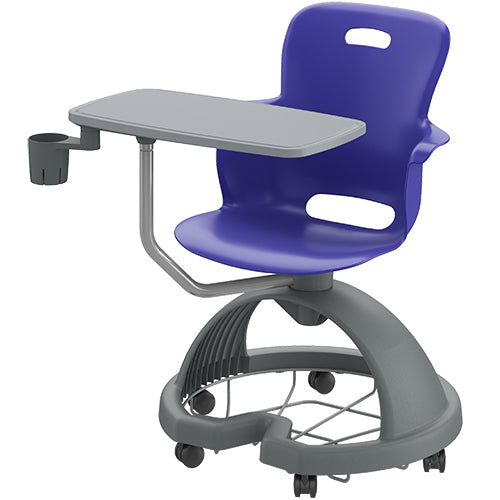 Haskell Education Ethos Chair with Storage Base with Work Surface & Cup Holder