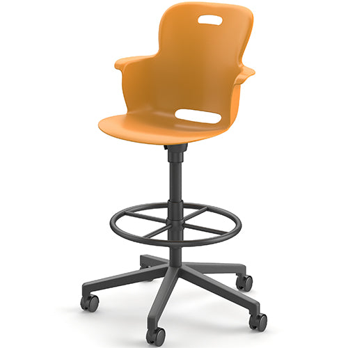 Haskell Education Ethos Chair Five Star Base Stool