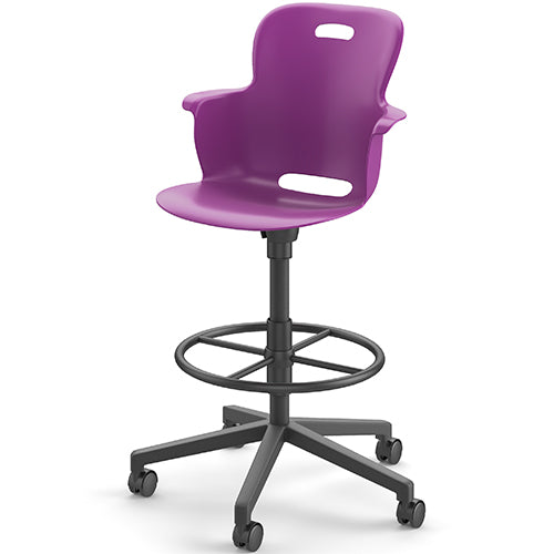 Haskell Education Ethos Chair Five Star Base Stool