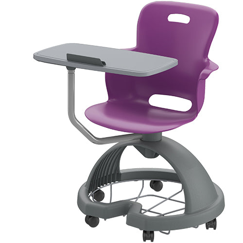 Haskell Education Ethos Chair with Storage Base with Work Surface & Tablet Holder