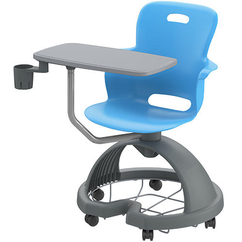 Haskell Education Ethos Chair with Storage Base with Work Surface & Cup Holder