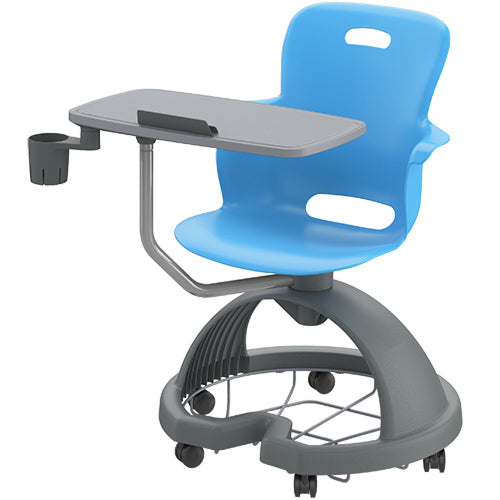 Haskell Education Ethos Chair with Storage Base with Work Surface & Tablet Holder & Cup Holder