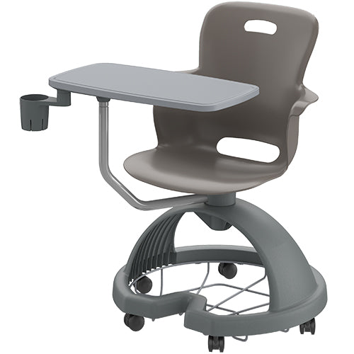 Haskell Education Ethos Chair with Storage Base with Work Surface & Cup Holder