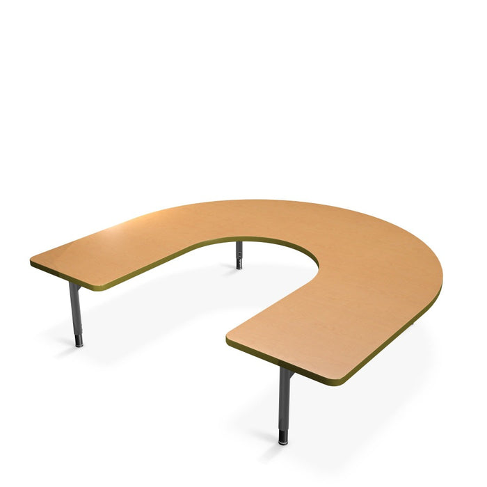 MooreCo Horseshoe Activity Table 66"W x 60"D