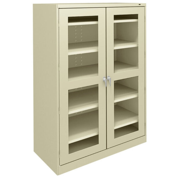 Tennsco CVDJ1878SU Jumbo Storage Cabinet With C-Thru Doors  48"W x 18"D x 78"H (Assembled)