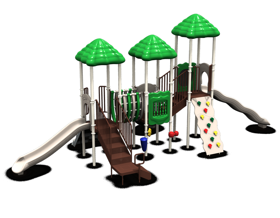 UltraPlay Rainbow Lake Play System with Ground Spikes