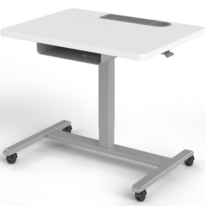 Haskell Education Fuzion Sit-To-Stand Large Desk with Grommet 28"D x 36"W x 28 ¼" - 42"H