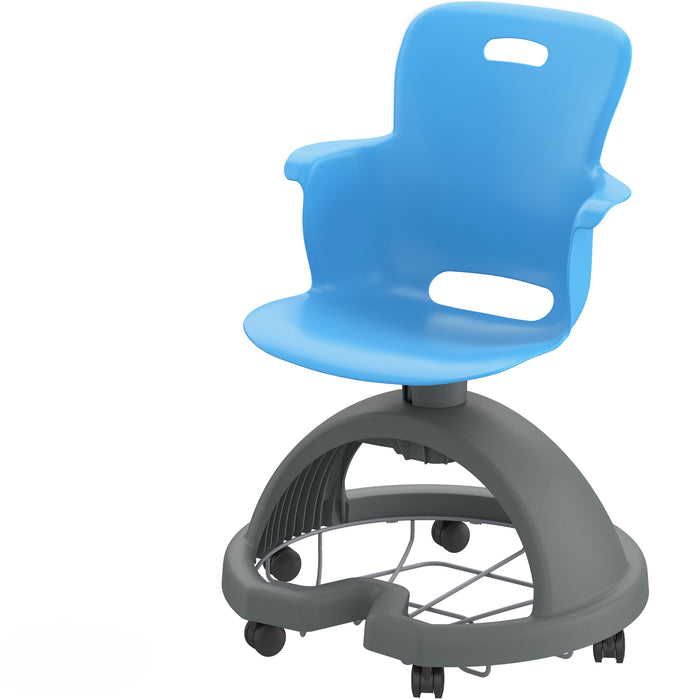 Haskell Education Ethos Chair with Storage Base without Work Surface